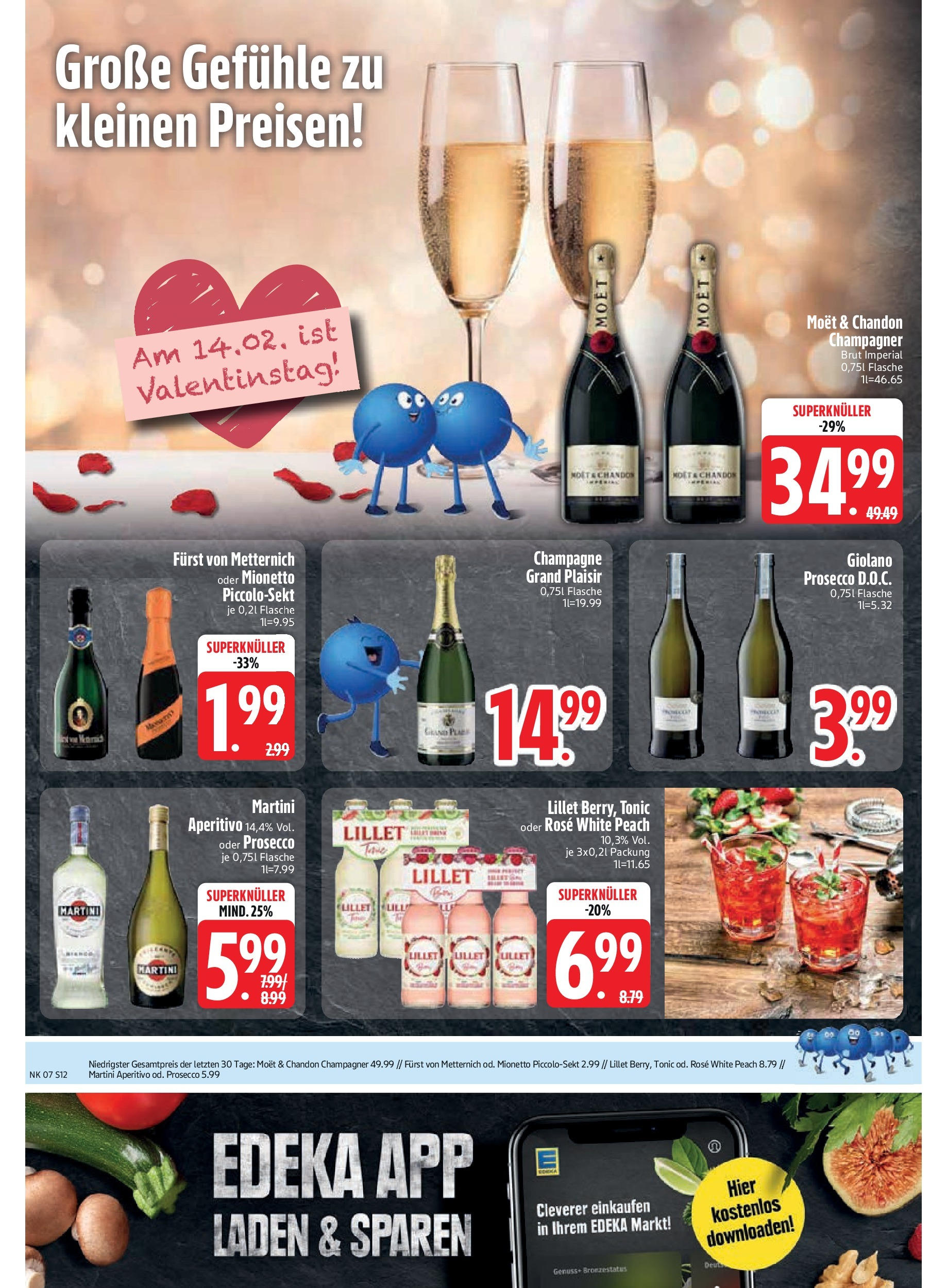 Edeka - Kirchseeon, Westring 5 (ab 10.02.2025) » Angebote Online | Seite: 14 | Produkte: Martini, Furst von metternich, Lillet, Prosecco