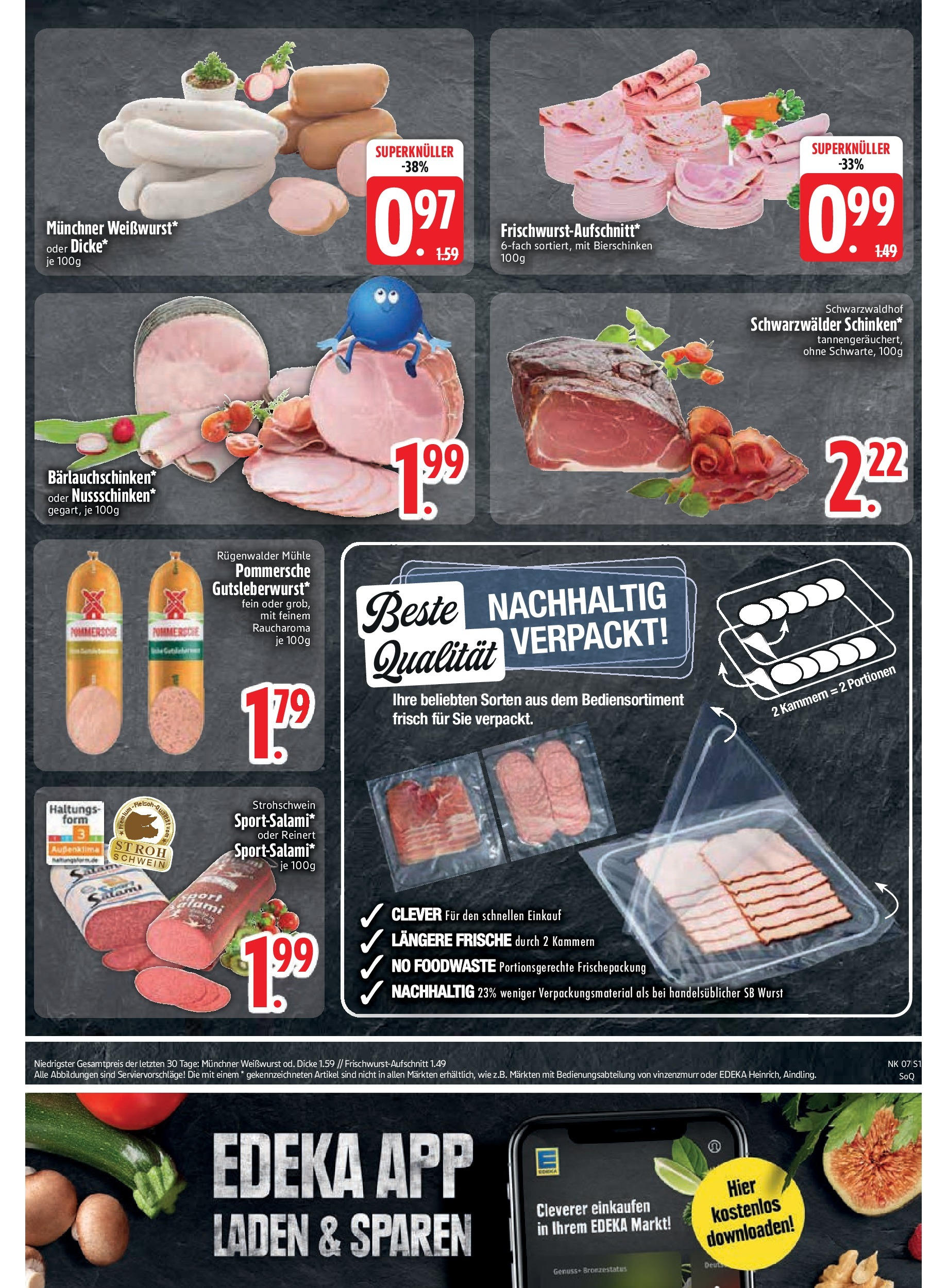 Edeka - Kirchseeon, Westring 5 (ab 10.02.2025) » Angebote Online | Seite: 17 | Produkte: Mühle, Weißwurst, Wurst