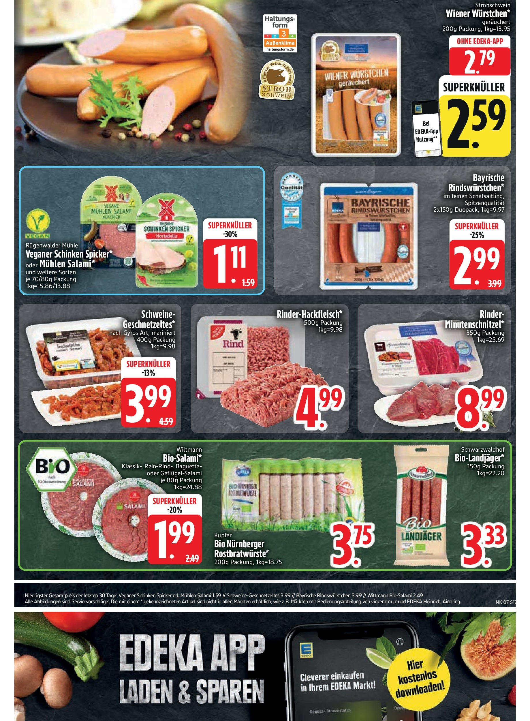 Edeka - Kirchseeon, Westring 5 (ab 10.02.2025) » Angebote Online | Seite: 19 | Produkte: Mühle, Gyros, Salami, Schinken