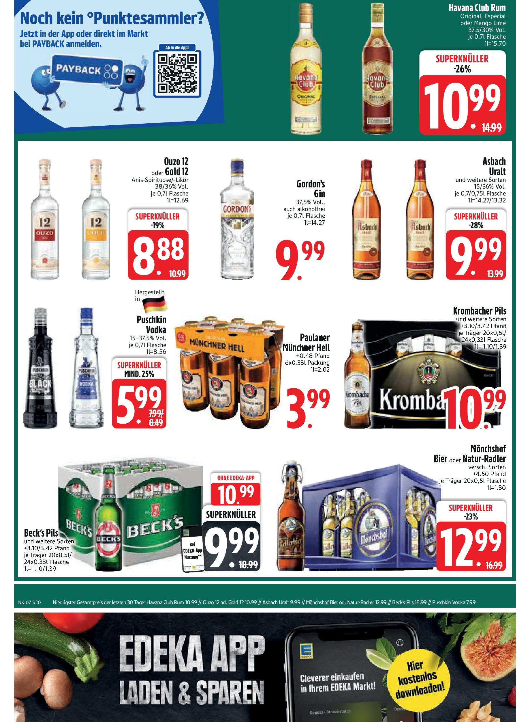 Edeka - Kirchseeon, Westring 5 (ab 10.02.2025) » Angebote Online | Seite: 22 | Produkte: Ouzo 12, Ouzo, Pils, Krombacher