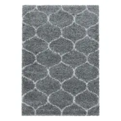 Webteppich Grau Naturfaser Salsa 140x200 Cm
