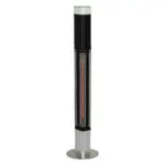 Möbelix Stand-Terrassenstrahler 1500 W mit Fernbedienung, 1 Heizstufe