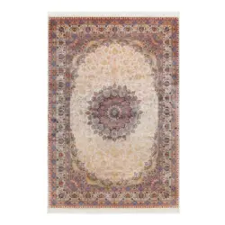 Orientalischer Webteppich Beige Täbriz 250x340 cm