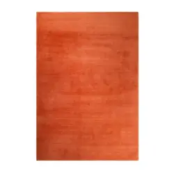 Hochflor Teppich Orange Loft 130x190 Cm