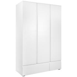 Drehtürenschrank Mit Laden B: 120 cm Image, Weiß