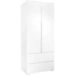 Möbelix Drehtürenschrank Mit Laden B: 80 cm Image, Weiß