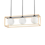 Möbelix Hängeleuchte Lingotto H: ca. 35/145 cm 3-Flammig