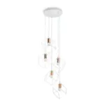 Möbelix Hängeleuchte Ice H: 60-245,5cm 5-Flammig