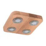 M&ouml;belix Led-deckenleuchte Sunniva L: 26 Cm Mit Echtholz