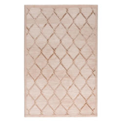 Webteppich Grau/Beige Lara Glamour 80x150 cm