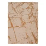 Möbelix Webteppich Goldfarben/beige Marble Cotton 160x230 Cm