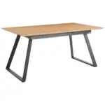 Möbelix Esstisch Ausziehbar Track 160-200x90 Cm Natur/schwarz