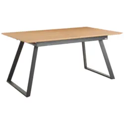 Esstisch Ausziehbar Track 160-200x90 Cm Natur/schwarz