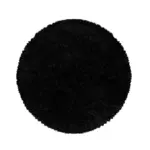 Möbelix Hochflor Teppich Schwarz Naturfaser Sydney 120x120 Cm