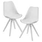 Möbelix Stuhl-Set Wohnling B: 49 cm Weiß