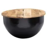 Möbelix Couchtisch Rund Holz Massiv Wohnling ,braun