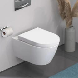 WC-Sitz Weiß Mit Absenkautomatik B: 38 cm