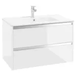 Möbelix Waschbecken Mit Unterschrank Nena B: 80 Cm Weiß