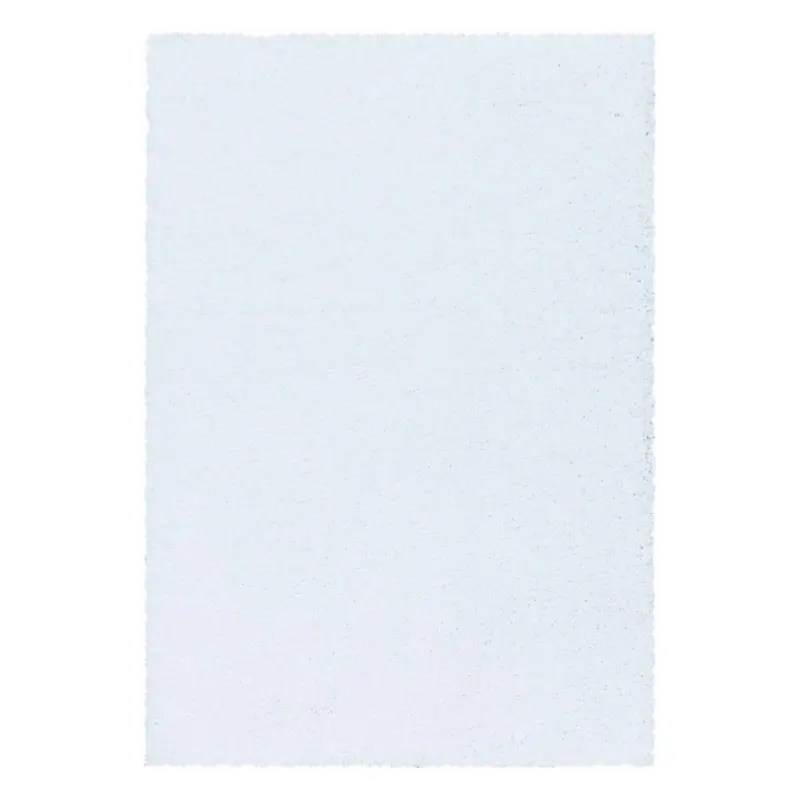 Hochflor Teppich Weiß Sydney 300x400 Cm