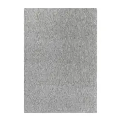 Webteppich Hellgrau Nizza 120x170 cm