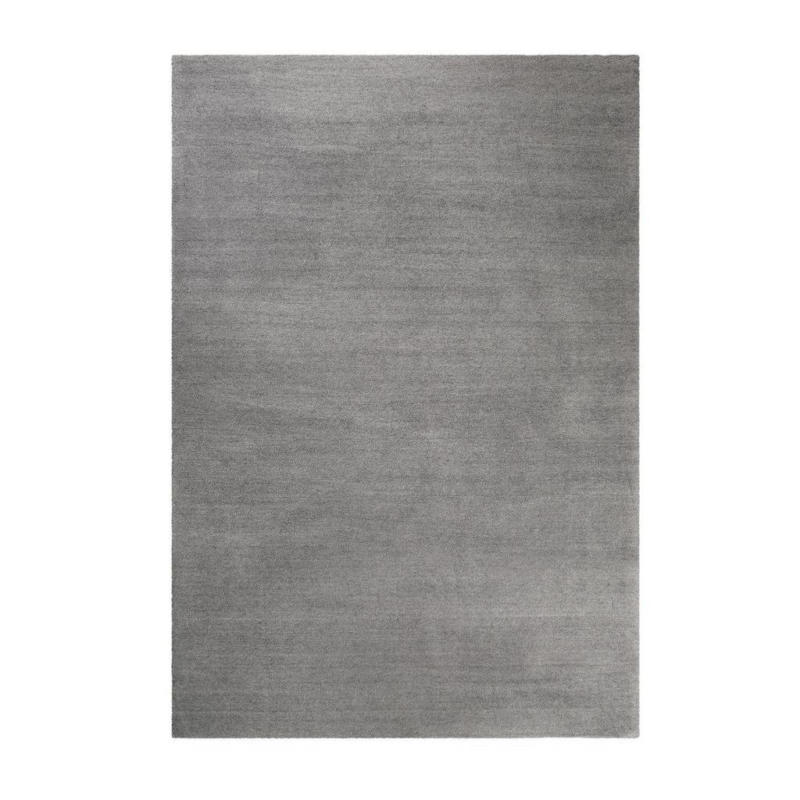 Hochflor Teppich Grau Baumwolle Loft Bxl: 70x140 Cm