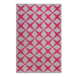 Webteppich Bordeaux/sandfarben Caledon 190x290 Cm