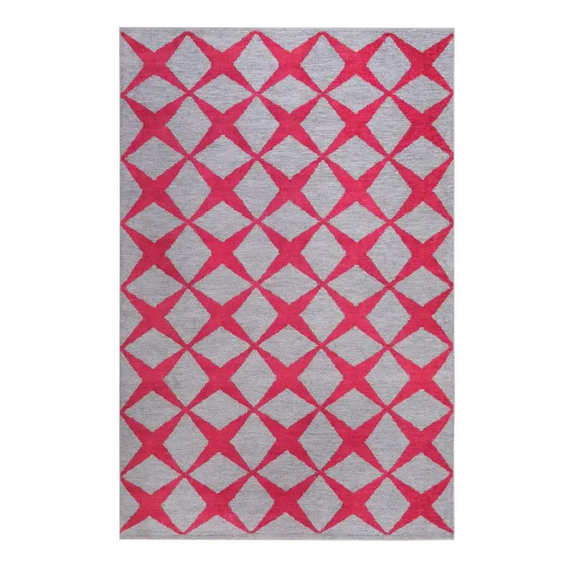 Webteppich Bordeaux/sandfarben Caledon 190x290 Cm