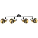 Möbelix Strahler Sarra 4-Flammig verstellbar L: 60 cm