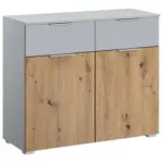 Möbelix Kommode Modern 93 Cm Alabama Extra Hellgrau