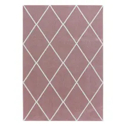 Hochflor Teppich Rosa Rio 80x150 Cm