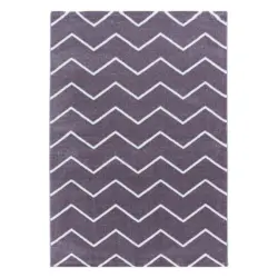 Teppich Läufer Lila Rio 80x250 Cm