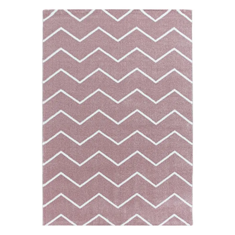 Hochflor Teppich Rosa Rio 140x200 Cm