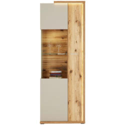 Vitrine Ambiente B: 73,5 cm mit Led Alpine Lodge Dekor