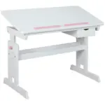 Möbelix Jugendschreibtisch Mit Lade B 109 Cm H 63-96cm Baru, Weiß