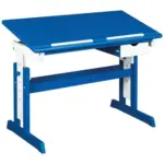 Möbelix Jugendschreibtisch Mit Lade B 109 Cm H 63-96 Cm Paco, Blau