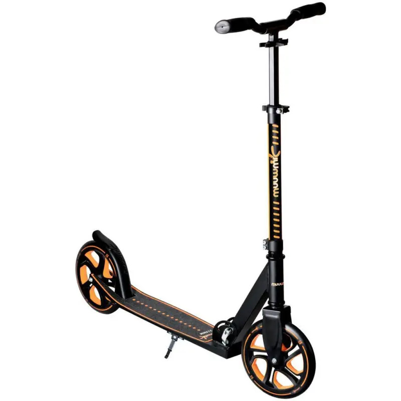 Kinder-Scooter Orange/Schwarz &Oslash; 205mm, klappbar