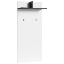 Garderobenpaneel Ben B: 60cm Schwarz,weiß