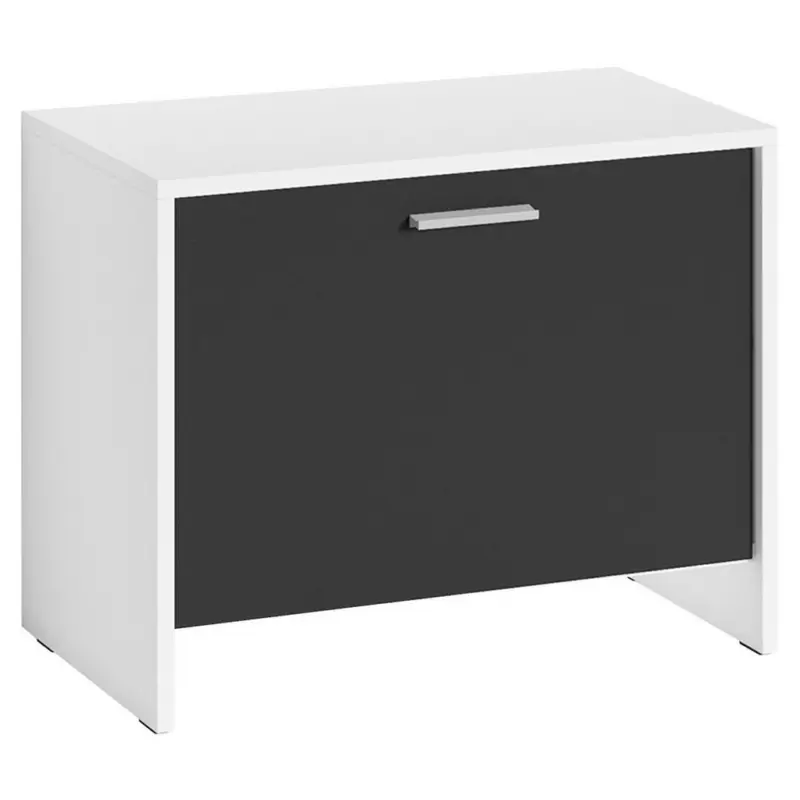 Garderobenbank Ben B: 60cm Schwarz,wei&szlig;