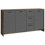 Möbelix Sideboard Ben B: 153cm Anthrazit