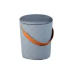 Möbelix Hocker Nevis Mit Stauraum Textil Grau H: 38 Cm