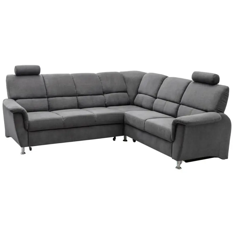 Ecksofa Mit Schlaffunktion Mit Stauraum Pisa Anthrazit