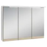Möbelix Spiegelschrank Marino Mit Led 3-Türig Bxhxt: 80x60x20 Cm