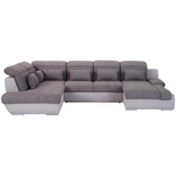 Wohnlandschaft Multi Mit Schlaffunktion Chromfarben