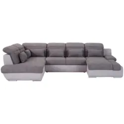 Wohnlandschaft Multi Mit Schlaffunktion Chromfarben