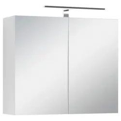 Spiegelschrank Spree Mit Led 2-Türig 70x60x20 Cm