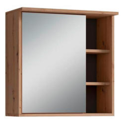 Spiegelschrank Wellness Mit Led 1 Tür Bxhxt 60x61x28 Cm