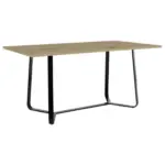 Möbelix Esstisch Talea 160x90 cm Artisan Eiche Dekor/Schwarz