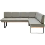 Möbelix Eckbank Dunkelgrau/schwarz Tristan 225x175 Cm