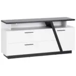 Möbelix Phonotisch Maxi B: 150 Cm Weiß/dunkelgrau