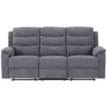 M&ouml;belix 3-sitzer-sofa + Relaxfunktion Manchester Grau Mit Armlehnen